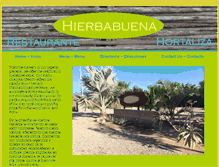 Tablet Screenshot of hierbabuenarestaurante.com